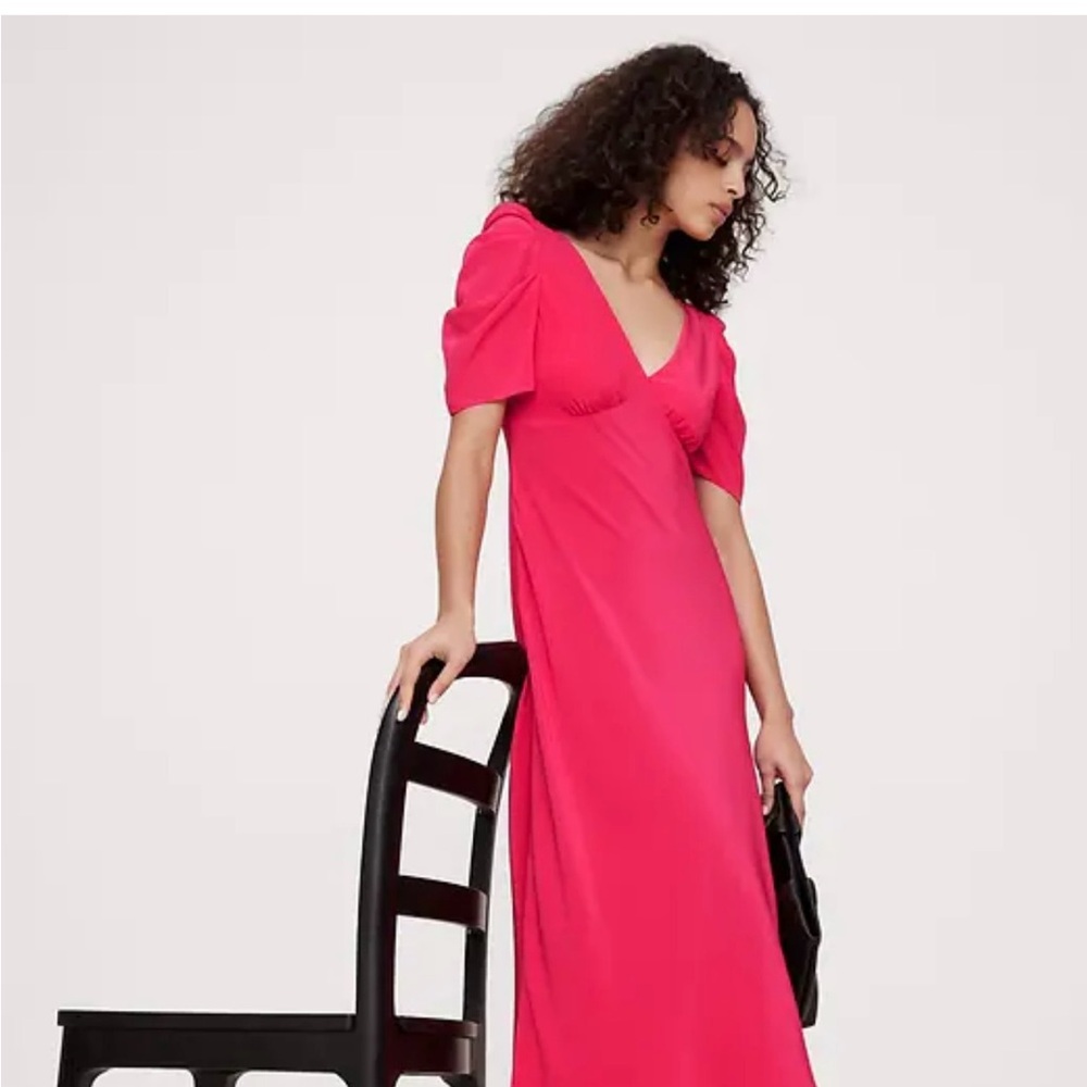 Banana Republic MATTE SILK MAXI DRESS